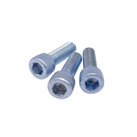 Filetage complet haute résistance 12.9 M4 M5 bouchon à tête hexagonale vis Allen boulon DIN912 avec placage de zinc
