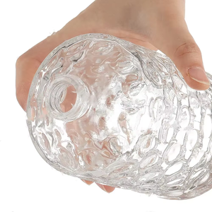 Bouteille en verre personnalisée de 500 ml, finition givrée, marquage à la main, <span class=keywords><strong>bouchon</strong></span> à vis, vide, pour stockage de vodka, rhum, tequila - Product Image 2