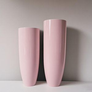 Macetas de Lujo con Hojas Doradas, Acabado Electrochapado, Florero para Decoración de Bodas y Eventos, Soporte Alto para Macetas de Piso - Product Image 6