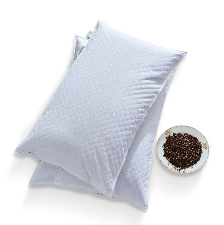 Natural Sobakawa Buckwheat Pillow Organic Luxury Buckwheat Hulls Pillow with All Cotton Cover Pillowcase