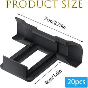 Clip de drainage d'eau en caoutchouc pour nettoyage de panneaux solaires, élimination automatique de la boue - Product Image 2