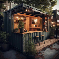Restaurant en conteneur d'expédition Offre Spéciale de 20 pieds et 40 pieds avec conteneur de cuisine bar café conteneur de café