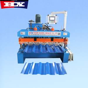 Tp40 Dakplaat Tegel Pers Trapeziumvormige Metalen Dakpannen Maken <span class=keywords><strong>Machine</strong></span> - Product Image 2