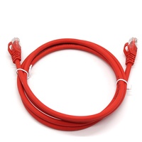 Kabel jaringan Ethernet cat6 utp 1m 26awg kabel patch tembaga rj45 kabel jumper Gigabit 1 meter patch cord