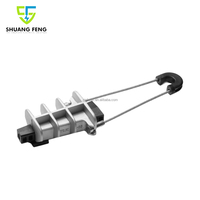SHUANGFENG Abrazaderas de Anclaje de Caída para Postes de Aleación de Aluminio PA500 Certificadas ISO9001, Accesorios para Cables de Alimentación Aéreos