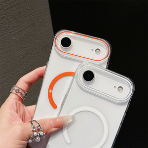 เคสโทรศัพท์ iPhone 17 Plus แบบมีกรอบกล้องสีสันสดใส ป้องกันแรงกระแทก พร้อมฝาปิดแม่เหล็ก และเคส iPhone 17 Pro Max ป้องกันเหลือง - Product Image 4
