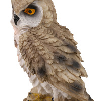 Figurines d'hiboux en résine écologiques, créatives, pour la décoration de bureau et d'entrée, vente en gros