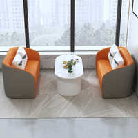 Tables et chaises de négociation de bureau de vente de réception d'hôtel de salon de beauté de loisirs simples