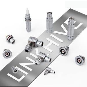 Connettore Circolare Coassiale OEM 00S-3S a 1 Pin Diritto Push-Pull Autobloccante Compatibile con Connettori Aeronautici Originali - Product Image 1