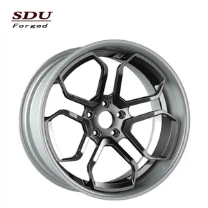 Two piece forged wheels 22 24 inch rims for a dodge challenger ram 3500 rims 20 inch rims custom 5x115 bolt pattern 71.6 hole