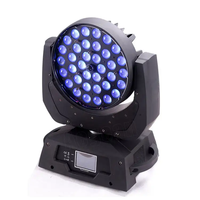 Nouvelle arrivée 36x18w RGBWA UV 6in1 DMX LED Wash Zoom lumière principale mobile avec étui