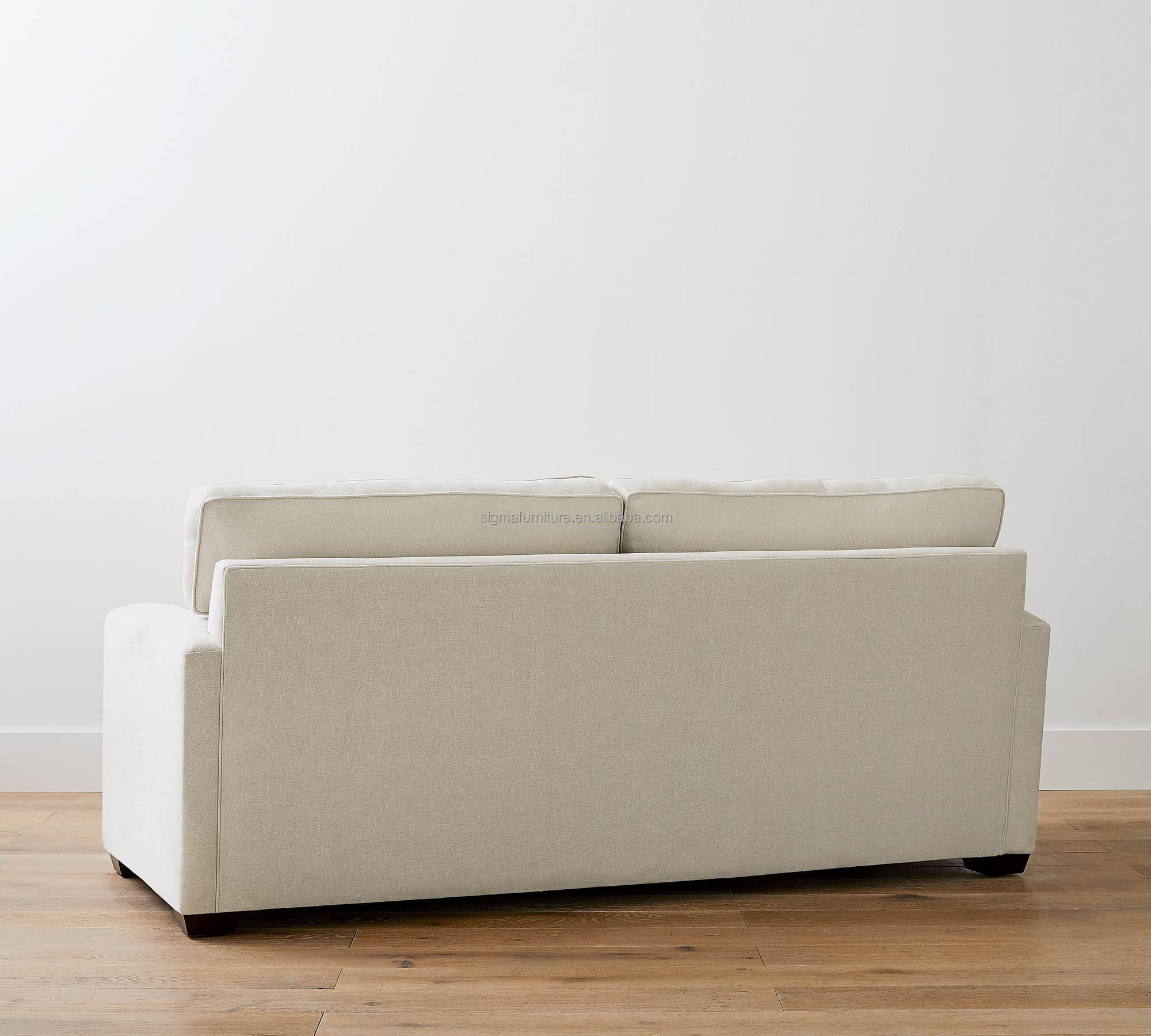 High quality modern customize upholster modern rectangle square armchair love seat sofa