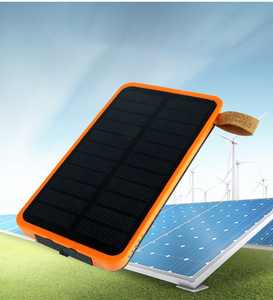 100% de charge complète par la lumière du soleil pliable étanche banque d'énergie solaire 10000 mah chargeur solaire portable av - Product Image 3