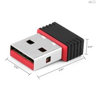 Dongle Wi-Fi 150 Mbit/s Mini Adaptateur USB Wi-Fi Carte Réseau Sans Fil Adaptateur Dongle LAN Récepteur Ethernet Wi-Fi