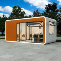 KT - Design moderne et élégant - Panneaux sandwich préfabriqués - Bâtiment modulaire en acier - Bureau portable - Mini-cabane - Conteneur habitable - Hôtel