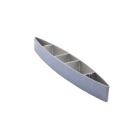 Profil de volet de fenêtre en alliage d'aluminium 6063 durable et personnalisé, à lames horizontales profilées, panneau de persiennes contemporain