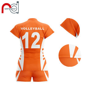 Ontwerp Uw Eigen Ademend Volleybal Shirt Aangepaste Korte Mouwen Sublimatie Volleybal Jersey - Product Image 6