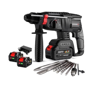 Taladro de Impacto Eléctrico sin Escobillas Martillo Rotativo Multifunción de Mano Herramienta Eléctrica Recargable para Batería <span class=keywords><strong>Makita</strong></span> de <span class=keywords><strong>18V</strong></span> - Product Image 1