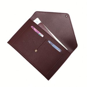 Cartera de Viaje Compacta de Cuero PU con Cubierta de Lujo para Tarjetas y Pasaporte, Ideal para Regalos - Product Image 4