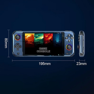 Console de jeu portable R900 avec écran IPS de 5,0 pouces, système Linux, puce RK3128, 15000 jeux intégrés, appareil de jeu rétro, Consola 3500mAh - Product Image 6