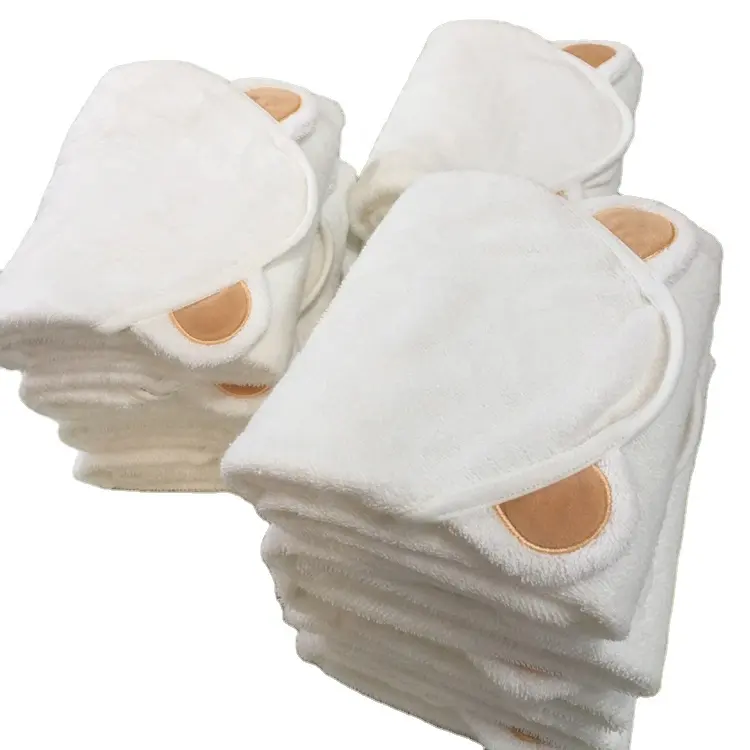 100% bambu orgânico macio bebê orelhas, banho do bebê envoltório cobertor toalhas conjunto com capuz
