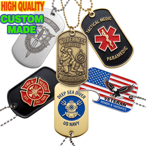 Collier avec pendentif personnalisé en métal, style plaque militaire, avec motif gravé <span class=keywords><strong>Viking</strong></span> <span class=keywords><strong>Valhalla</strong></span> - Product Image 2