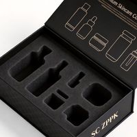 Boîte magnétique rigide en carton dur personnalisée, emballage de luxe en forme de livre, boîtes cadeaux pour parfums et cosmétiques avec couvercle magnétique