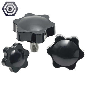 Bán buôn đen nhựa Torx ngón tay cái vít với Hex sao Xử lý kẽm mạ có sẵn PP Knob xử lý Metric Hệ thống đo lường - Product Image 2