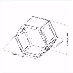 Houten kattenklimrek met springplatforms, wandgemonteerde ladder voor binnenkatten, huisdierenmeubels, plankenset - Product Image 3