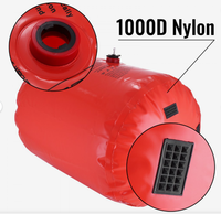 Cric hydraulique portable pour véhicule 4x4 tout-terrain, cric gonflable à air comprimé 4T pour véhicule, voiture, camion, secours