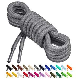 Lacets ronds en gros pour baskets, bottes et chaussures décontractées - Lacets de sport en polyester - Product Image 3