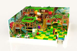 Énorme équipement de jeux intérieur pour enfants : balançoires, château gonflable, <span class=keywords><strong>maison</strong></span> de jeux, restaurants, parc de trampolines pour enfants - Product Image 2