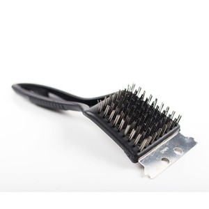 แปรงย่างบาร์บีคิวสแตนเลสพร้อมขนแปรงลวดสำหรับทำความสะอาดตะแกรงย่างใช้กลางแจ้งการออกแบบที่ทนทาน Zp046 - Product Image 1