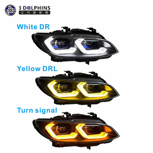 Phares de voiture 30 2007-10 Série 3 E92 E93 M3 Modifiés 12V Nouvel ensemble de phares <span class=keywords><strong>LED</strong></span> 6000K Version bicolore ABS 50000 heures - Product Image 3