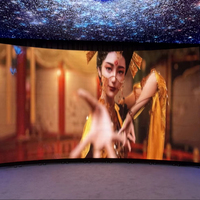 Pantalla LED Curva Flexible para Interiores P3.91 de Alquiler, Fácil de Colgar, Panel de Video LED de 500x500, Pantalla LED para Escenario, Pantalla LED de Pared