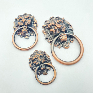 Poignée de meuble en zinc, bronze, rouge, grande, moyenne et petite taille, boutons de porte, boutons de tiroir - Product Image 4
