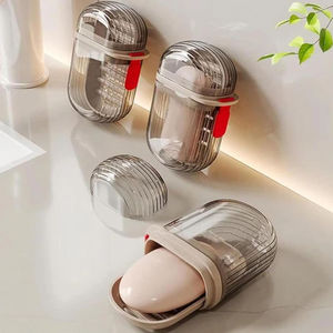 Boîte de rangement portable étanche en plastique pour <span class=keywords><strong>savon</strong></span> avec couvercle – Idéale pour l'organisation en déplacement - Product Image 2
