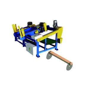 pallet wood block cutting industrial wood cut off saw double head mitre saw machine