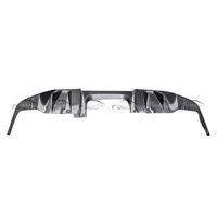 Nouveau diffuseur arrière en fibre de carbone noire de haute qualité OTD, ailerons de pare-chocs, spoiler, séparateur, ajustement parfait pour FL5 Type R