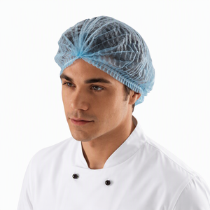 Gorros de tela no tejida a prueba de polvo, gorros elásticos desechables, gorros de <span class=keywords><strong>chef</strong></span> de tela no tejida - Product Image 1