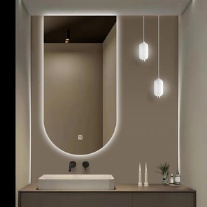 Interrupteur tactile LED intelligent moderne désembuage miroir de maquillage à intensité variable mural pour salle de bain chambre salon hôtel salon - Product Image 3