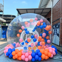 Dôme Gonflable de Fête Maison Bulle Géante Transparente Tente Bulle Gonflable Transparente Maison Ballons Bulles Gonflables
