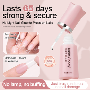 <span class=keywords><strong>Pegamento</strong></span> <span class=keywords><strong>para</strong></span> <span class=keywords><strong>Uñas</strong></span> <span class=keywords><strong>Postizas</strong></span> Missgooey Factory Sin Luz, Secado Rápido, No Pegajoso, Adhesivo <span class=keywords><strong>Fuerte</strong></span> de Larga Duración (65 días) - Product Image 1