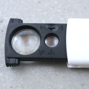 पढ़ने 20X 45X पोर्टेबल गहने मूल्यांकन चश्मा शीशा 92045UV - Product Image 3