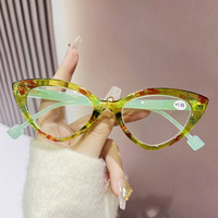 Nouvelles Lunettes de Lecture Anti-Lumière Bleue Transparentes 2025 pour Femmes, Lunettes de Lecture HD Oeil de Chat, Vente en Gros de Lunettes de Vue