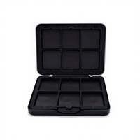 Boîte d'emballage écologique rectangulaire pliable en plastique pour palette de 8 couleurs, fard à paupières, poudre libre et blush