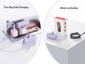 Cargador Portátil Inalámbrico Delgado de 5500 mAh, con Base de Carga Segura, Batería Duradera, con Caja - Product Image 4