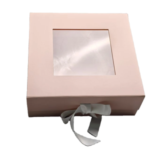 Boîtes en papier rigides de luxe personnalisées pour cadeaux de mariage, avec finition brillante, doublure en éponge, fermeture magnétique, gaufrage et cadre photo - Product Image 5
