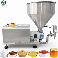 Mesin Pengisi Cairan dan Pasta Kental Semi-Otomatis dengan Pompa Rotor Servo (Selai, Krim Lotion, Saus Cabai, Saus Daging)