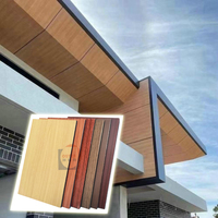 Panel ACM con Acabado de Madera para Exteriores, 4x8 Pies, Revestimiento de Aluminio con Recubrimiento Natural de PE/PVDF/FEVE, Panel Compuesto para Revestimiento de Paredes Exteriores
